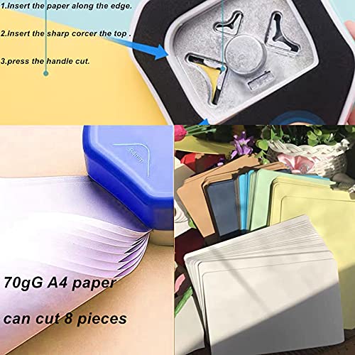 Paper Corner Rounder 3 in 1 (R4mm+R7mm+R10mm), Cutter Punches for Paper Crafts, Envelope Punch Board,Hole Puncher, Laminate, DIY Projects, Photo Cutter,Card Making and Scrapbooking, free and fast shipping.