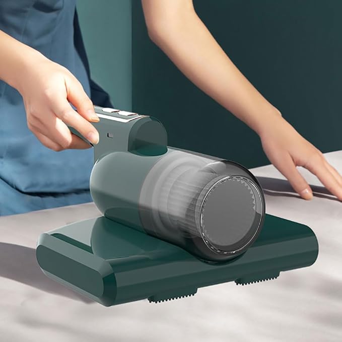 Low Noise Small Mite Remover Wireless Charging UV Mite Remover Bed Vacuum Cleaning Machine White,fastand free shipping.