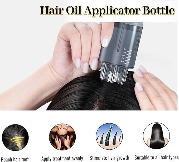 Mini Scalp Applicator Comb, 2Pcs Hair Oil Applicator Bottle Scalp Massager, Hair Oil Applicator Brush Scalps Applicators Comb, Head Scalp Applicators Combs for Men or Women. Free and fast shipping.