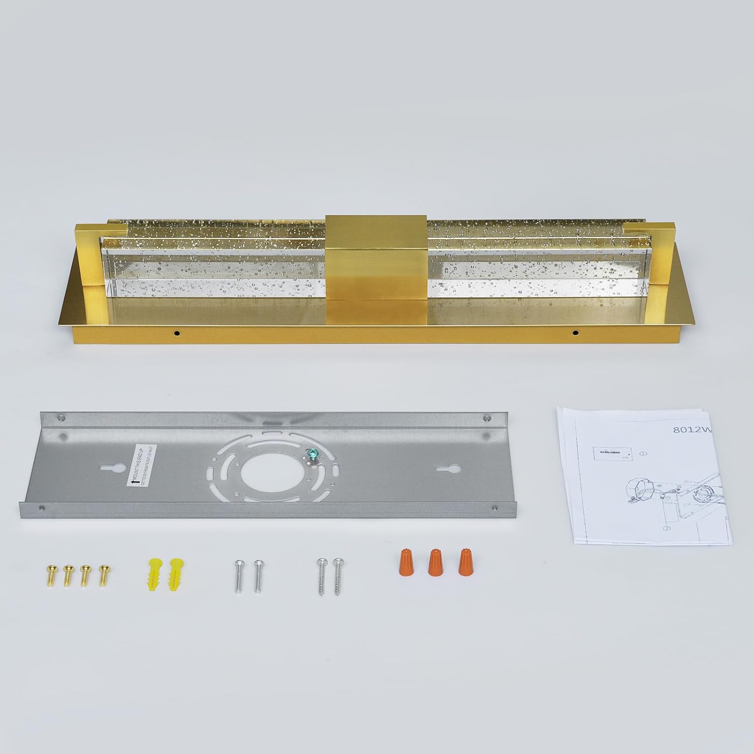 LED Wall Sconce Light: 19 Inch Modern Sconces Wall Lighting 3000K Dimmable Crystal Wall Lamps Indoor Bathroom Sconce Wall Mount Light Fixtures for Living Room/Bedroom/Hallway,Fast and free shipping.