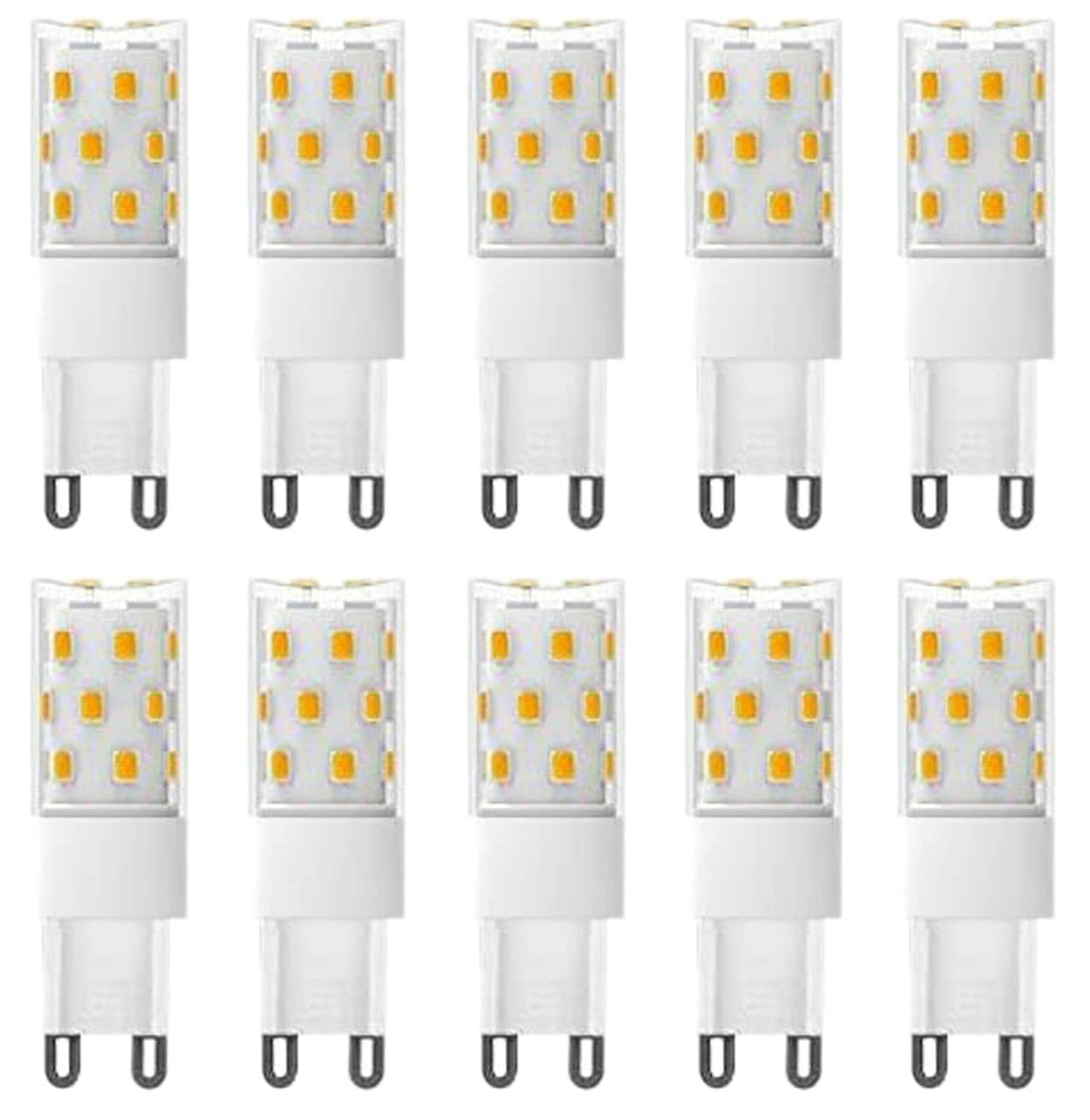 G9 LED Light Bulb,Bi Pin, 6Watt,  60W Equivalent ,600 lumens, Flicker Free, Dimmable, CETL/ETL (4-Pack)