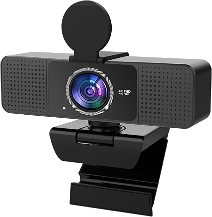 4K Webcam for PC - Autofocus, Noise-Canceling Mic, USB Plug & Play with Privacy Cover Camera 4K for Zoom/Teams/Skype/Google Meet,FAST AND FREE SHIPPING.