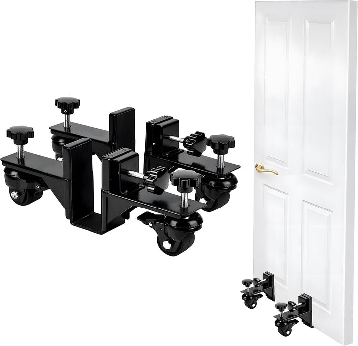 2 Packs Door Panel Moving Cart - Heavy Duty Board Dolly with Rolling Wheels, Door Board Lifter Cart for Commercial Use, Door Installation Tool Kit for Easy Door Slab Transportatio.Fast and free shipping.