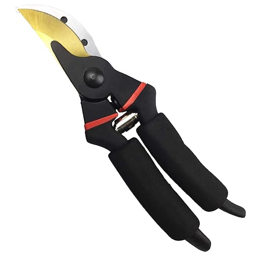 8" Professional Premium Titanium Bypass Pruning Shears (GPPS-1003), Hand Pruners, Garden Clippers..Fast and free shipping