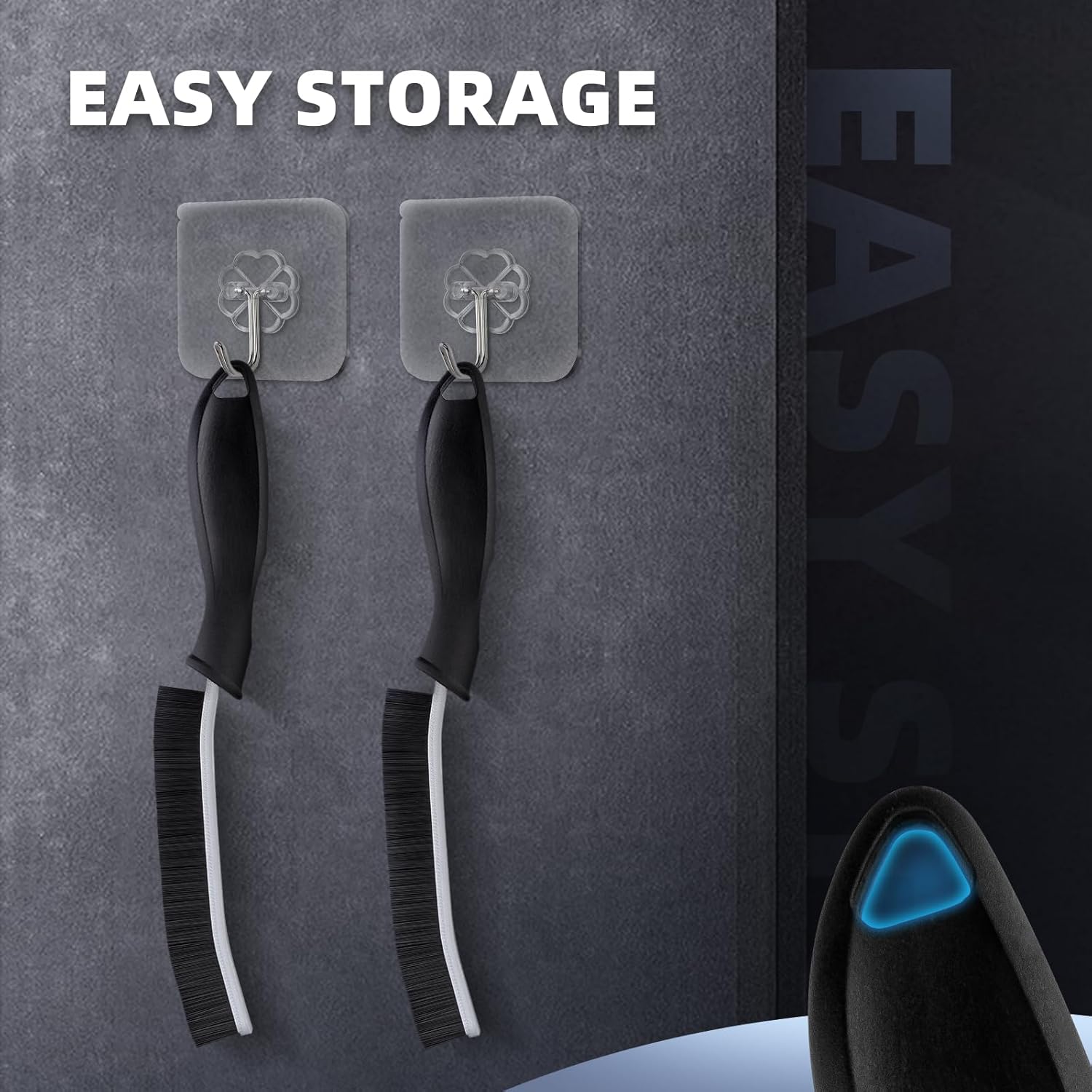 6 Crevice Cleaning Brushes, Cleaner Scrub Brush Tool for Hard to Reach Tight Space, Home Essentials, Cleaning Supplies for Shower, Bathroom, Kitchen, Toilet, Window, fast and free delivery.