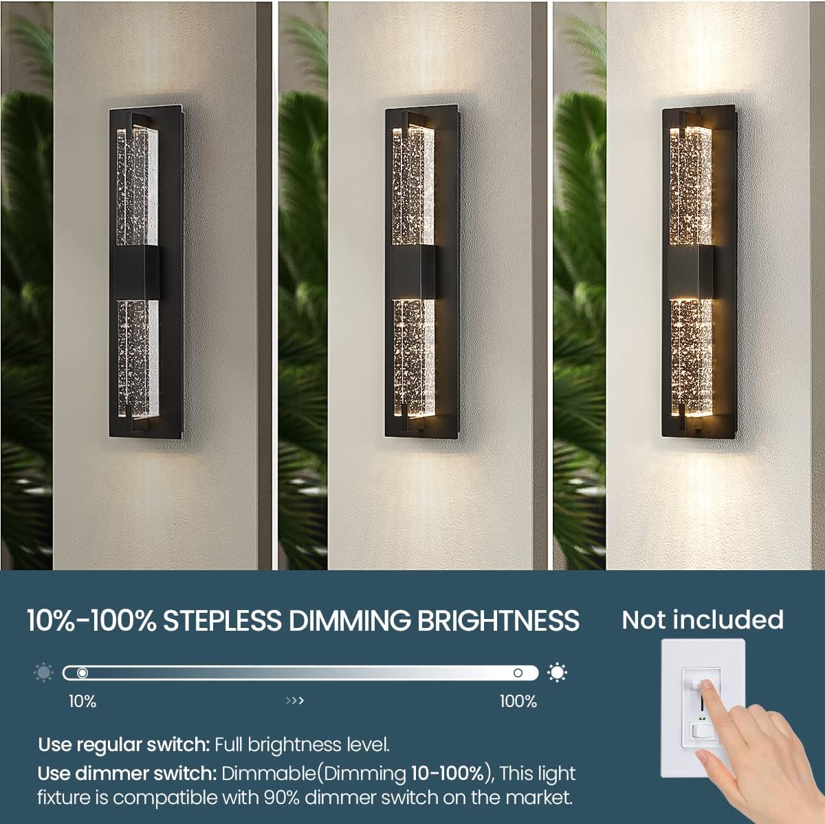 LED Wall Sconce Light: 19 Inch Modern Sconces Wall Lighting 3000K Dimmable Crystal Wall Lamps Indoor Bathroom Sconce Wall Mount Light Fixtures for Living Room/Bedroom/Hallway,Fast and free shipping.