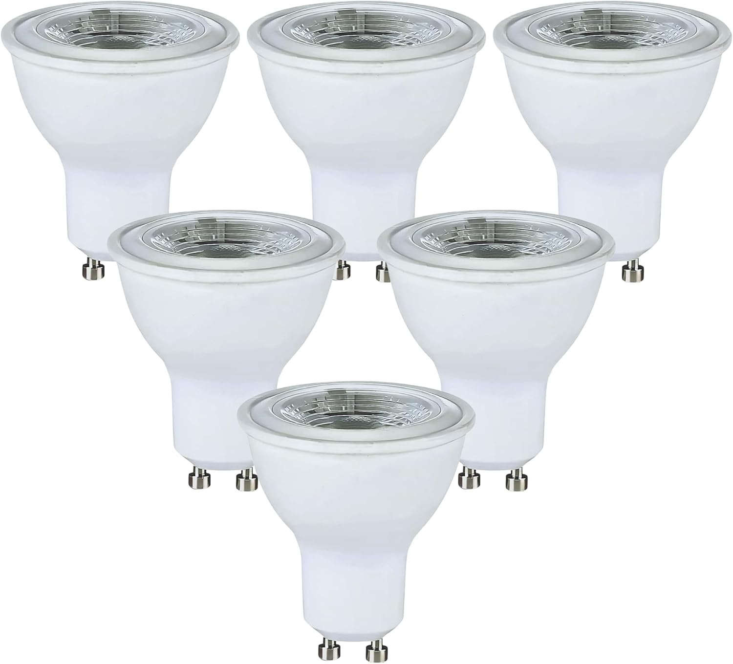 STRAK Gu10 Led Lamp 50w Equivalent, 3000k Warm White, Cri80, Dimmable, Led Light Bulb, Cetl (6-Pack)