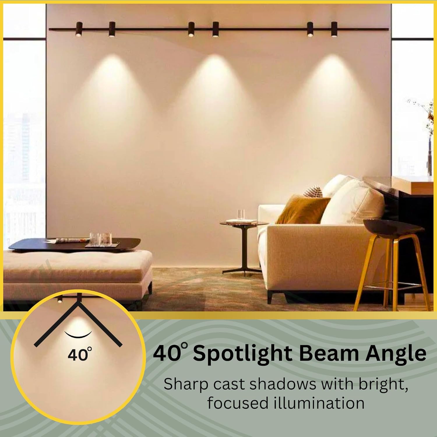 STRAK Gu10 Led Lamp 50w Equivalent, Cri80, Dimmable 4000k Natural White Led Light Bulb (6-Pack)