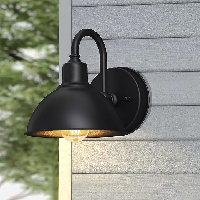 Outdoor Goose Valley -Style barn Lamps, Small and Delicate Classic Porch Farmhouse Lamps, Used for The Front Door of The Terrace Garage. 6.4 "Caliber, free and fast delivery.