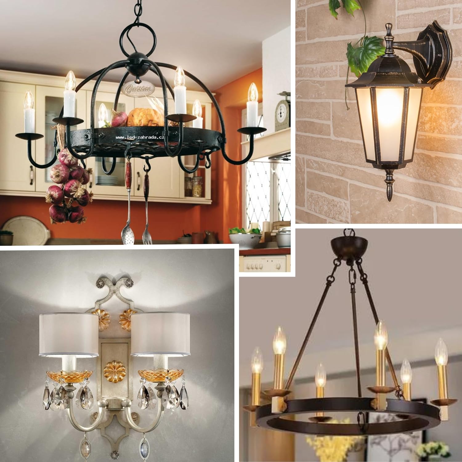 Strak E12 Candelabra LED Light Bulb Dimmable 4000K Natural White, 6W (60W Equivalent) 600 Lumens, B10 Shape LED Candle Light Bulb e12 Base for Chandelier, Vanity Light, Ceiling Fan Light (6-Pack)