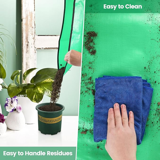 39.5"X31.5" Large Repotting Mat for Indoor Plants Transplanting Thick Rectangular Waterproof Rpotting Mat Gardening Gifts for Women,Free and fast shipping.