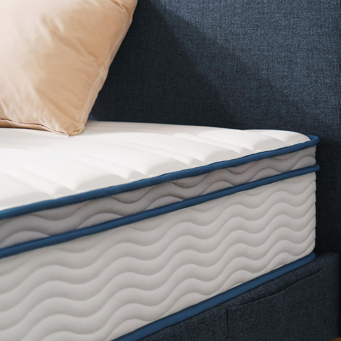 Mattress - Foam & Spring Hybrid Mattress, Affordable Mattress, CertiPUR-US Certified Foam, Mattress in a Box, 10-Year Warranty