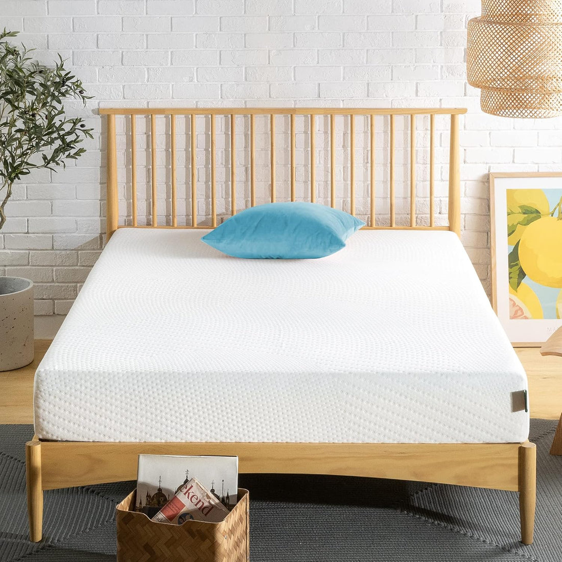Mattress - Foam & Spring Hybrid Mattress, Affordable Mattress, CertiPUR-US Certified Foam, Mattress in a Box, 10-Year Warranty