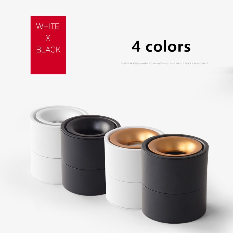 New Style Dimmable Surface Mounted Rotating LED Ceiling Downlight  10W Epistar LED Spot Light Ceiling Lamp,UL Certification, Delivery 60 days.