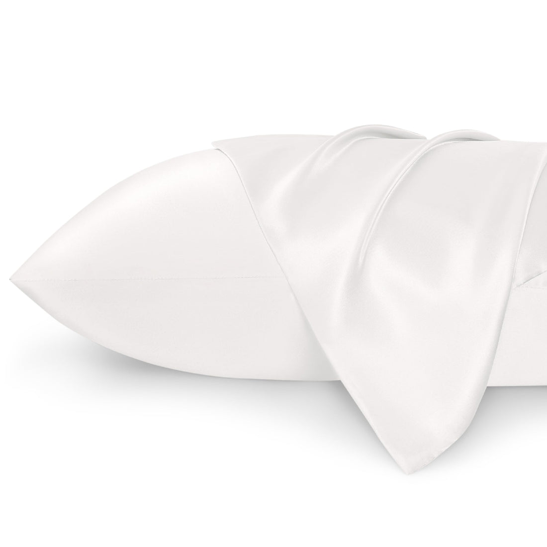 Cymak Satin Pillow Cases 2 Pack Satin Pillowcase for Hair and Skin - Similar to Silk Pillow Cases with Envelope Closure