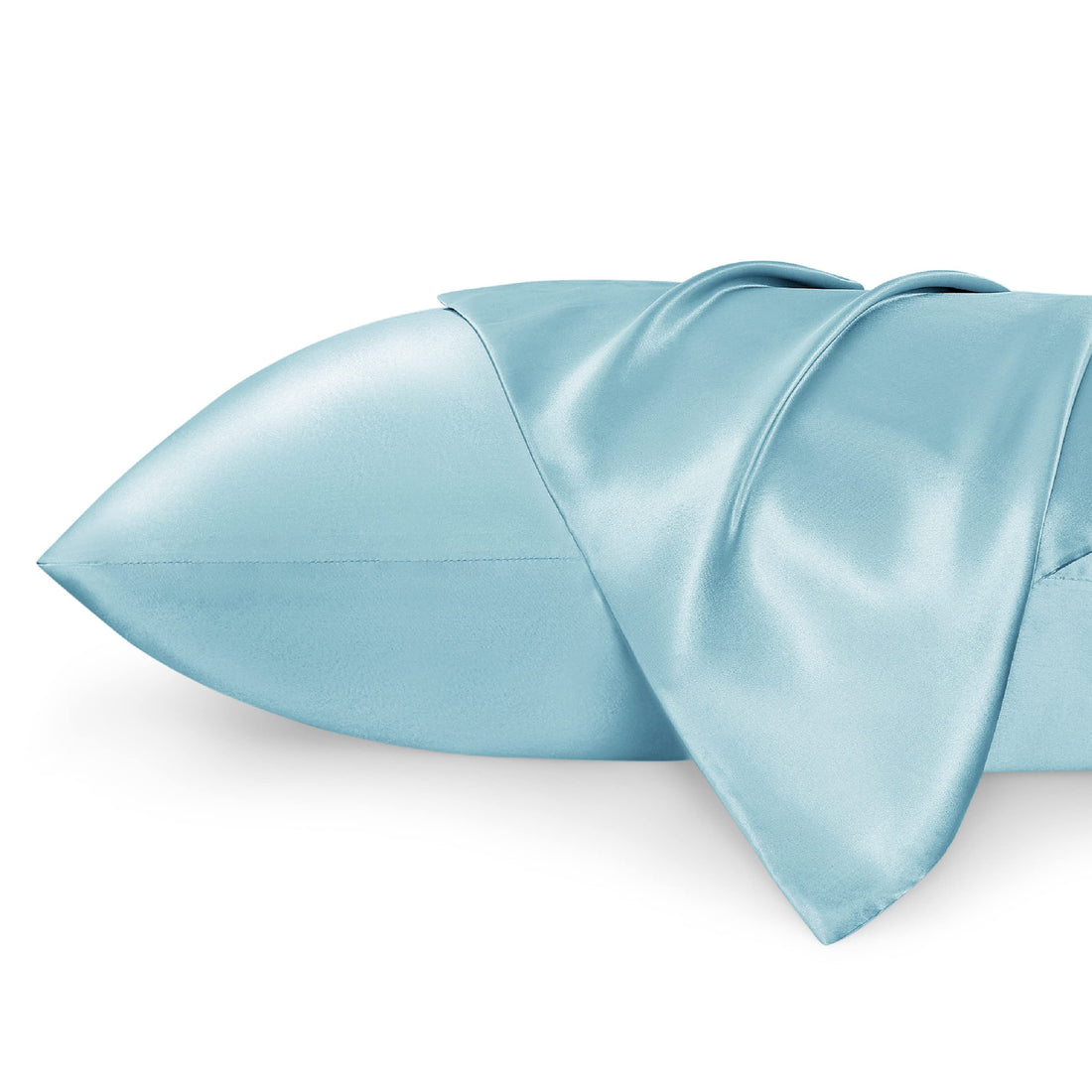 Cymak Satin Pillow Cases 2 Pack Satin Pillowcase for Hair and Skin - Similar to Silk Pillow Cases with Envelope Closure