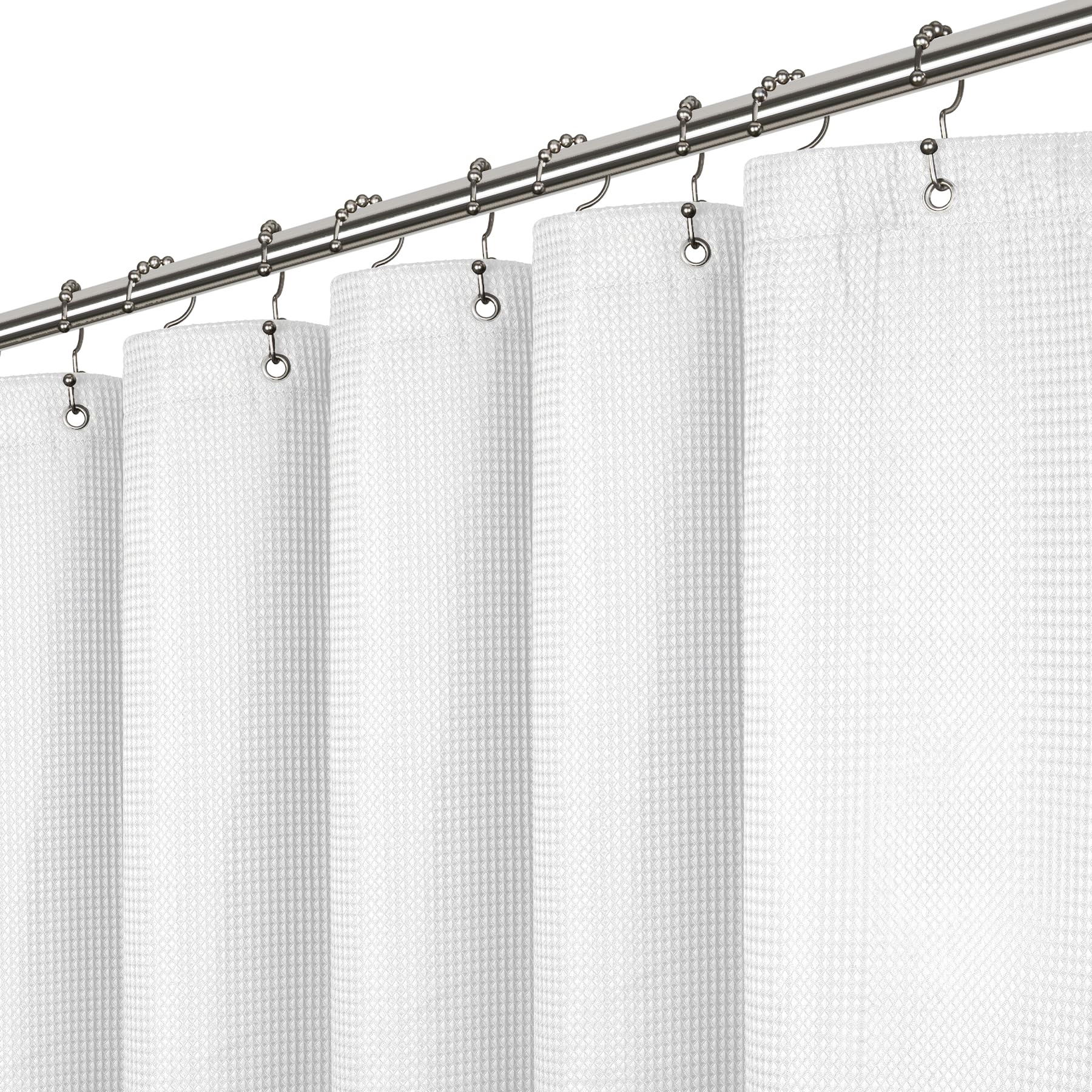 Cymak PEVA 8G Bathroom Shower Curtain Liner Clear, 8G Heavy Duty Waterproof Shower Curtain Liner