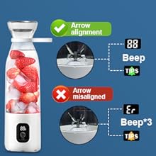 Leegoal Portable Blender, 300W Personal Blender for Shakes and Smoothies Ice Blender for Kitchen 6000mAh Cordless Travel Mini Blender Bravo 20oz Cup to go,Free shipping fast delivery.