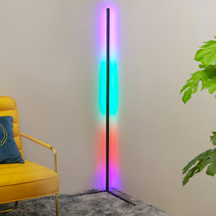 Nordic Modern Home Decorative Remote Controlled Tripod RGB Corner Led Floor lamp - UL Certified