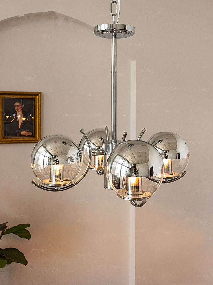 STRAK Bauhaus Chandelier Retro Industrial Pendant Bulb Modern Minimalist Design Luminaire for Living Room Bedroom Ul