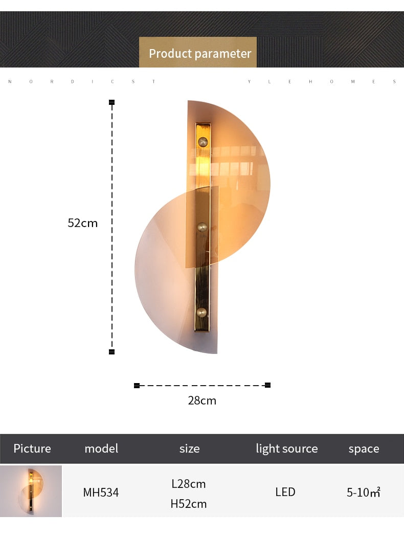 Modern Creative Crystal Wall Lamp Background Wall Decoration Living Room Nordic Staircase Corridor Bedroom Bedside Wall Lamp