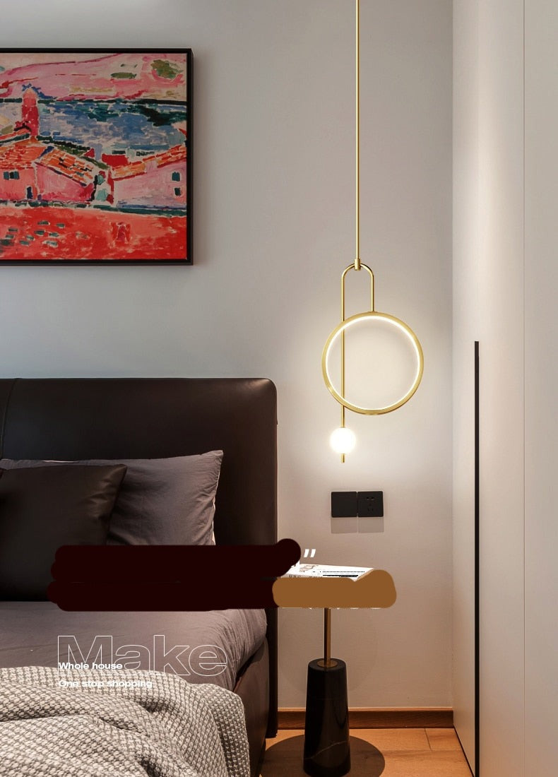 Round Ring Led Pendant Lights Indoor Home Decor Table Hanging Lamp Dining Room Living Room Bedroom Kitchen Fixtures,Certification UL,Free shipping to Canada, delivery 60days.