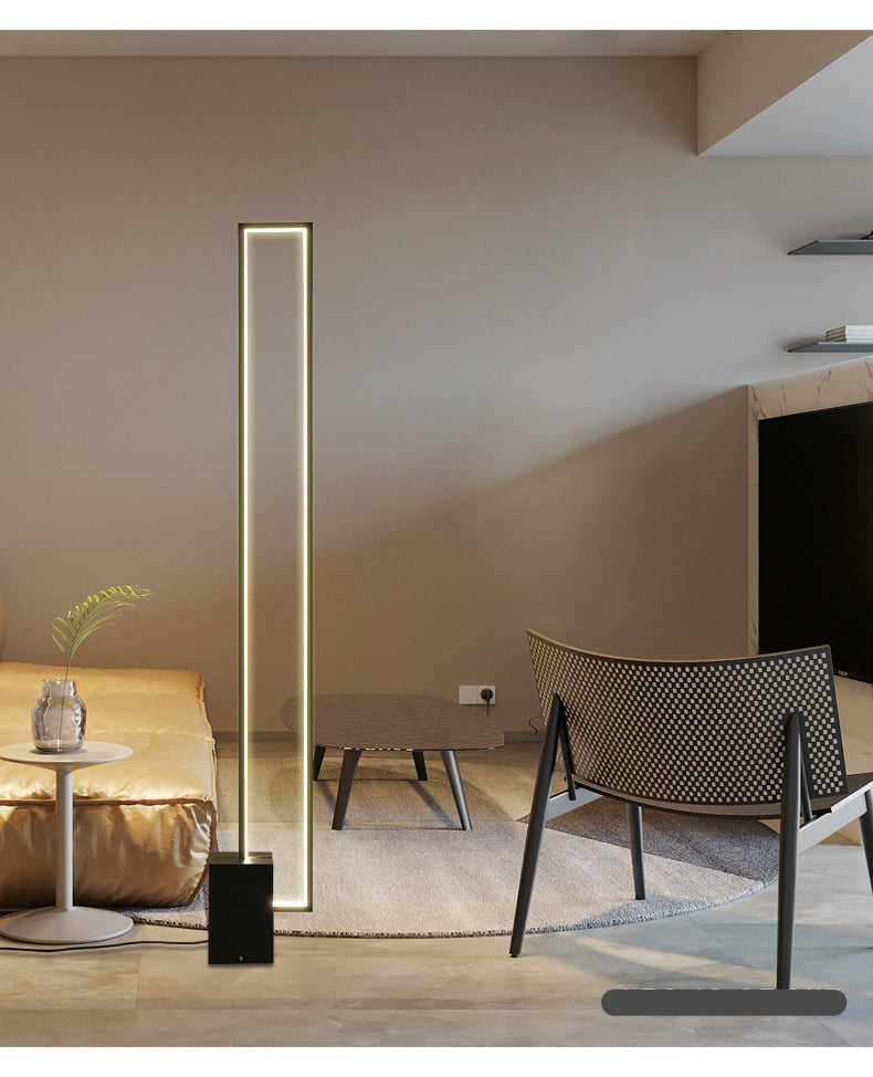 Bedroom Led Floor Lamp Minimalist Light Luxury Nordic Shaped Eye Protection Line Vertical Living Room Table Lamp UL,FREE SHIPPING TO CANADA, DELIVERY 60DAYS.