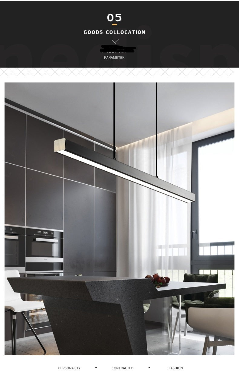 Nordic Pendant Lamp Chandelier Lighting 80cm/100cm/120cm Suitable for Restaurant Led, Office, Dining Room & Study Room, Ul