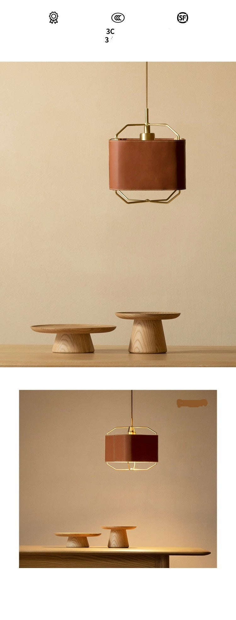 STRAK Classic Square Pendant Lights Dining Square Hanging Lamp Modern Lighting Fixtures Ul