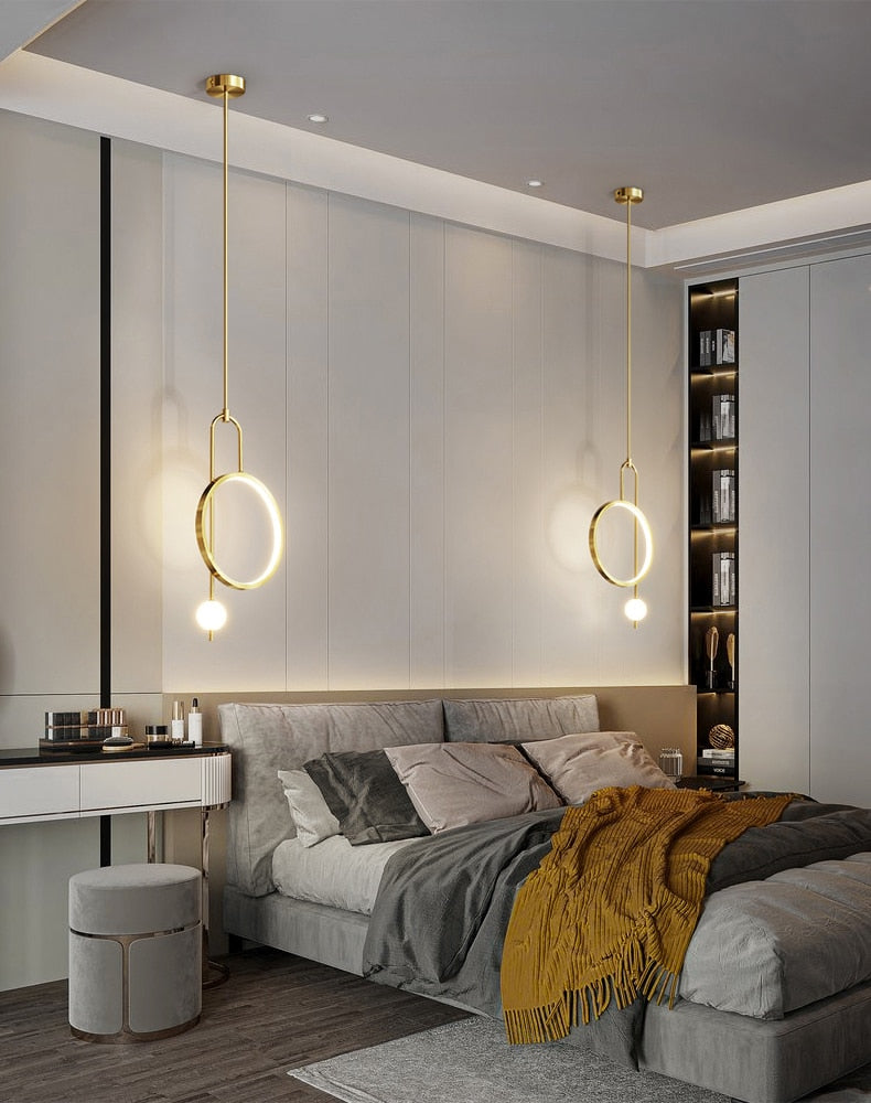 Round Ring Led Pendant Lights Indoor Home Decor Table Hanging Lamp Dining Room Living Room Bedroom Kitchen Fixtures,Certification UL,Free shipping to Canada, delivery 60days.