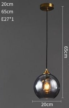 Nordic Pendant Lights Simple Suspension Luminaire Restaurant Glass Pendant Lamp Lighting Fixtures Cafe Study