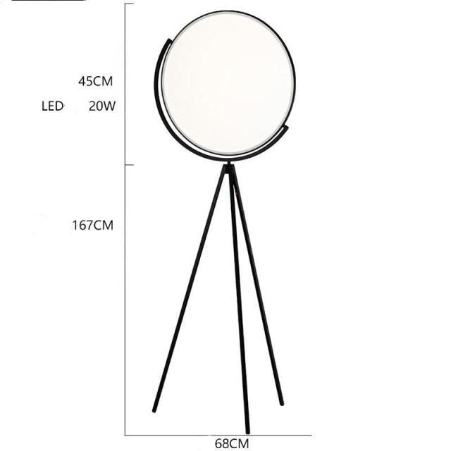 Modern Black/White LED floor lamps Nordic living room lights cloakroom bedroom Standing light hotel decorative vertical lighting.Certification: UL