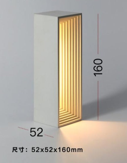 Nordic INS Designer Cement Table Lamp Cement Art Decor Bedroom Night Lamp as Gift Club  Comfortable Living Room Coffee Parlor.Certification: UL