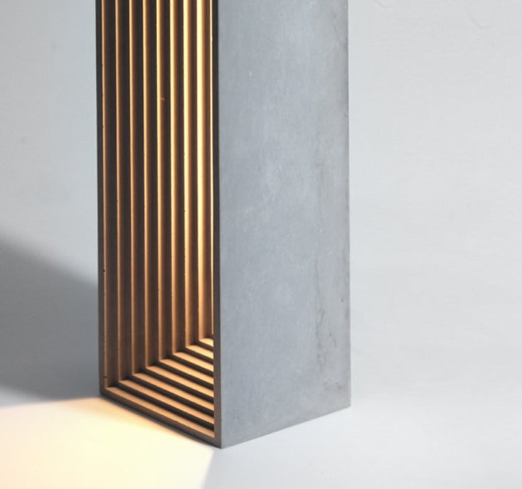 Nordic INS Designer Cement Table Lamp Cement Art Decor Bedroom Night Lamp as Gift Club  Comfortable Living Room Coffee Parlor.Certification: UL