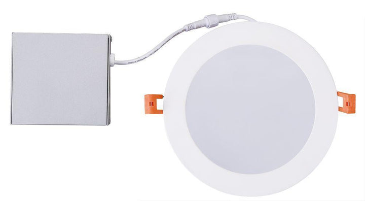 STRAK 6-Inch Round Led Slim Panel, Cool White 6000k, Dimmable (10 Pack)